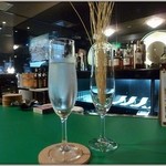 P.OZ札幌 - 開店祝いのシャンパン