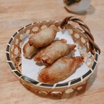 Izakaya Tsuruya - 鶏皮餃子
