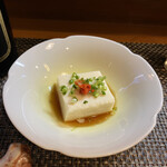 鮨大越 - 白子豆腐。こってりさらり。