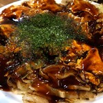 Hiroshima marukajiri nakachan - ひろしま丸かじり 中ちゃん　お好み焼き野菜入り750円