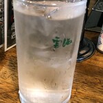 Hiroshima marukajiri nakachan - ひろしま丸かじり 中ちゃん　芋焼酎水割り450円