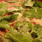 伊酒リア - 「モンタデッラハムと水牛のモッツアレラのピッツア」（1,800円）