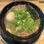 がむしゃら - 純トンコツラーメン　ネギ出来るだけ多め