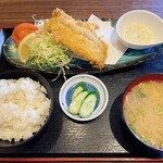 Sakura Suisan - 「生」あじフライ定食_¥1,000