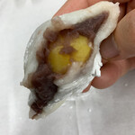 和菓子処 大角玉屋 - 大粒栗大福　栗が丸ごと1個入ってます