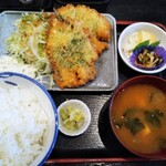 Tsuruya - いわし大葉フライ定食