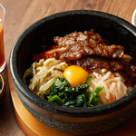 Yakiniku (Grilled meat) stone grilled bibimbap