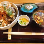 Tempura Kisetsu Ryouri Kyou Etsu - 三天使丼のセット