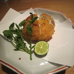 蕎麦 案山子 - 「真鯛ころっけ」