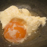 神保町 傳 - ホワイトアスパラガスと生クリームのピュレ  鰹出汁を含ませて  黄身との協奏3