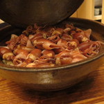 神保町 傳 - 蛍烏賊の土鍋ご飯