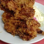 一楽ラーメン - から揚げアップ♪