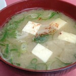 一楽ラーメン - 味噌汁