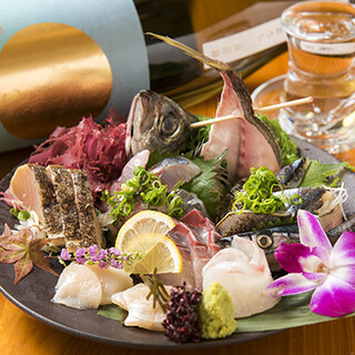 Today's appetizer is decided by this◆ Delicious Seafood from Setouchi is available