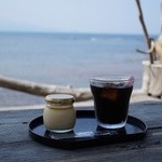 工房とったん - 2013.05　花塩プリンとアイスコーヒー。