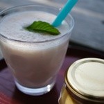 工房とったん - 2013.05　イチゴミルクセーキ400円。