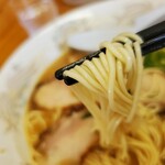 ラーメン楽 - 大好き細麺