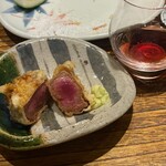日本橋 蕎ノ字 - 獣肉〜燻した鹿肉