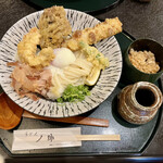 うどん ノ助 - ノ助ぶっかけ、鷄ご飯