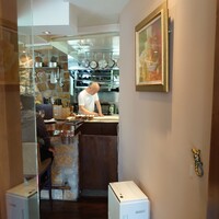 キノシタ - 店内に入ると、すぐにシェフの仕事が見えた♪