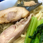 麺の風 祥気 - 濃厚魚介鶏骨つけそば（正油）大盛り