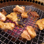 韓国料理焼肉・向 - ホルモン焼き