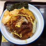 さん天 - 豚角煮天丼