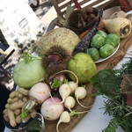 ラ・テラス - お料理に使われている食材。