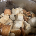 坂巻青果店 - さつま揚げと一緒に