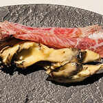 ラ・ヴァガボンド - 和牛の生ハムの下は舞茸