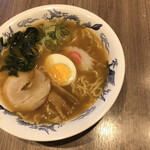 名代 富士そば - 煮干しラーメン（500円）