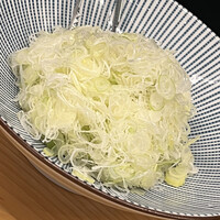 瓢斗 渋谷店 - このネギもほとんど胃の中に