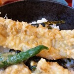 北浜 うおじ - アナゴとホタテの天丼