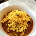 イラン・アラブ料理 アラジン - シチューやカレーにはイエローライスが合います