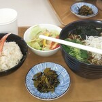 Maruyoshi - かに飯と温かいお蕎麦。