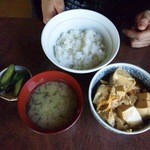 Urawa Shiyokudou - 肉どうふ定食