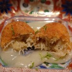 鈴田式 - 毛蟹と栗のコロッケ
