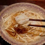 鈴田式 - ｖ徳島の白甘鯛と長野の松茸の鍋仕立て