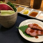五感で楽しむ串揚げ屋 生粋namaiki - 野菜スティック＆鴨
