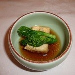 Resutoran San Sushi - 彩プラン 04春野菜とお豆腐の揚げ出し