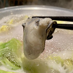 牡蠣・貝料理居酒屋 貝しぐれ - 牡蠣のしゃぶしゃぶ