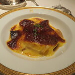 アピシウス - スジアラと帆立貝のグラタン仕立て