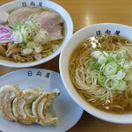 青竹手打ラーメン 日向屋 - 今月､我が家のオーダー！