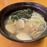 スシロー - はまぐり塩ラーメン 400円