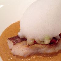 レ セゾン - カサゴのトマトと生姜風味のブイヤベース仕立て