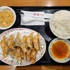 Gyouza No Oushou - 餃子定食ダブル(715円)です。