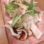 梟小路 - 箸休めの鶏皮ポン酢