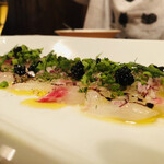 Ristoro Cocteau's - 真鯛のカルパッチョとイタリア産キャビア