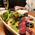 Ristoro Cocteau's - 生ハムと彩り野菜のサラダ