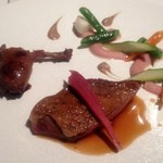 オーグードゥジュール ヌーヴェルエール - ラカン産仔鳩　胸肉のロースト